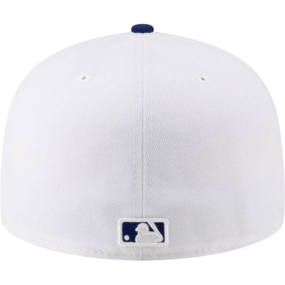 MLB Los Angeles Dodgers New Era Two-Tone Snow 59FIFTY Fitted Hat