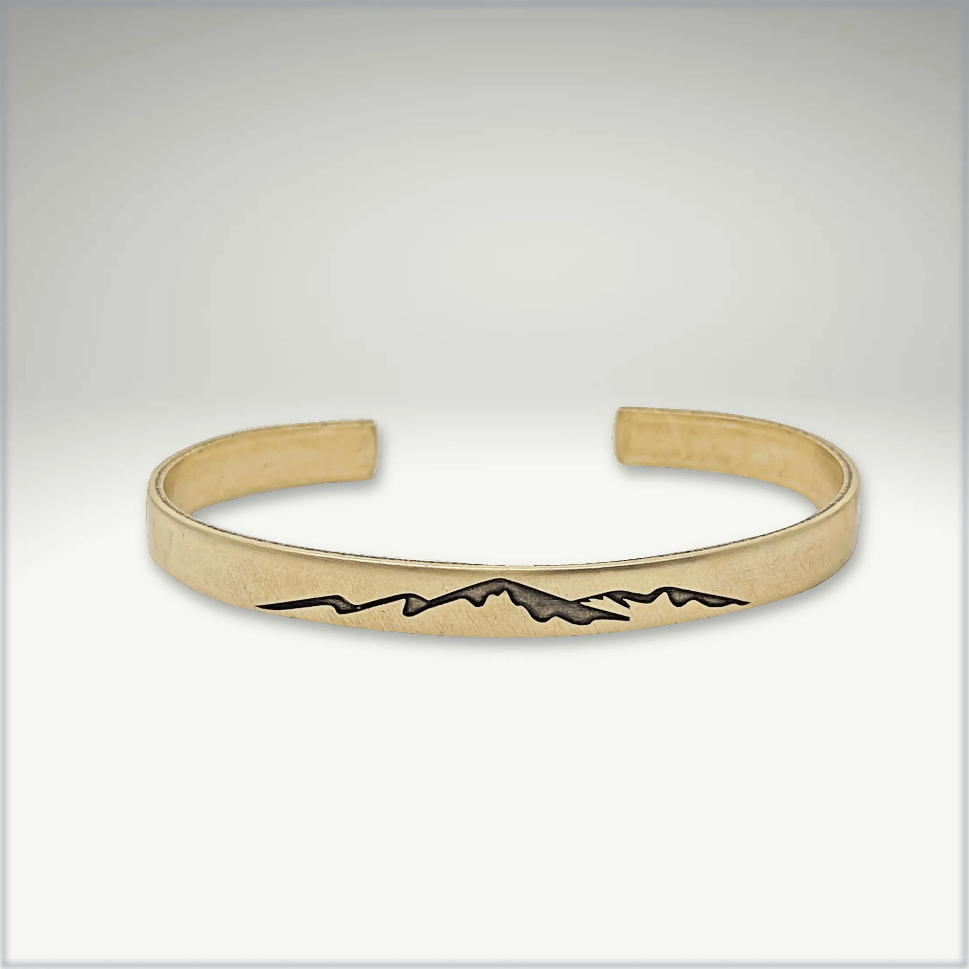 Mountainscape Mountain  Cuff Bracelet