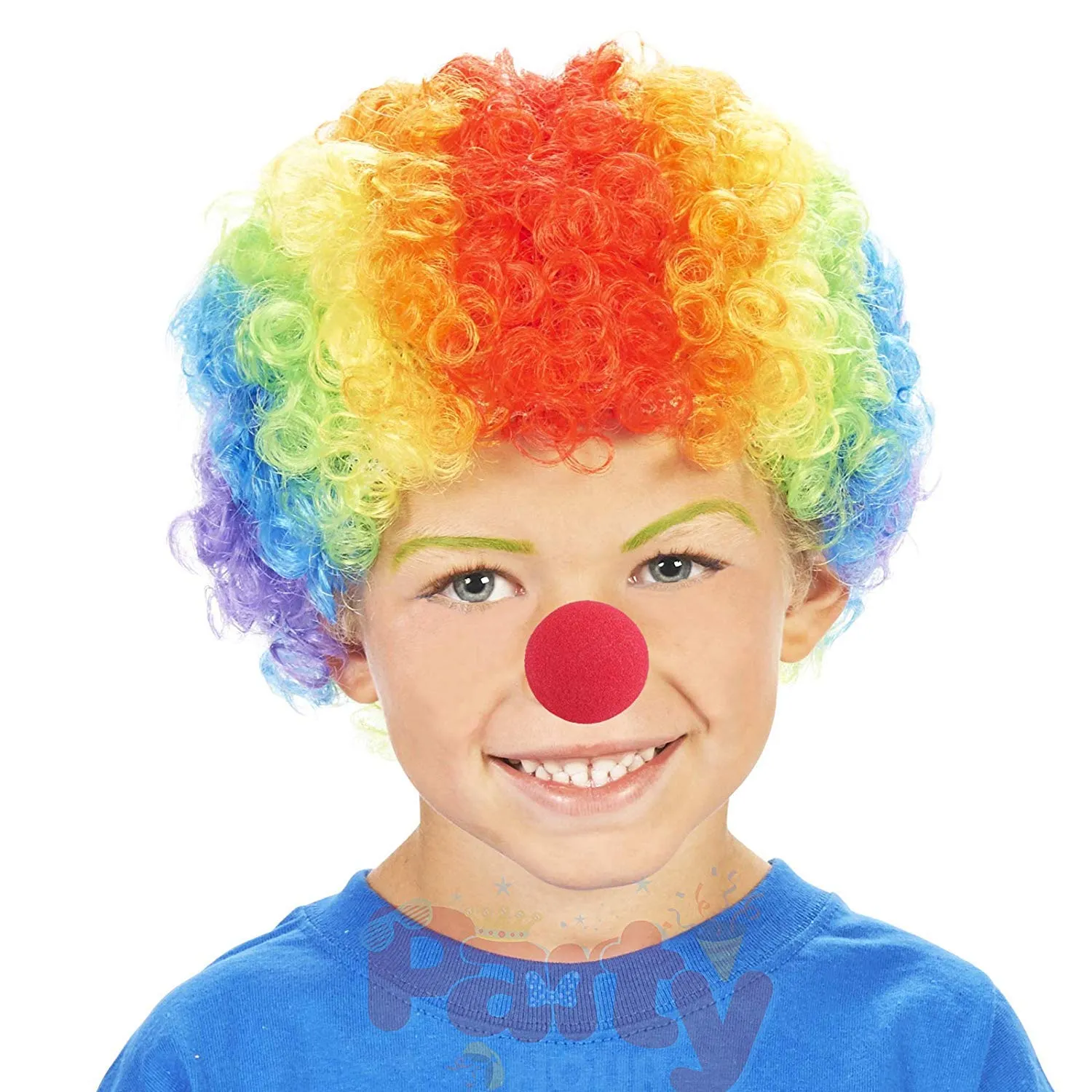 Multi Coloured Malinga Style Hair Cap Wig for All Age Group Free Size , Best for Holi and Stage Drama Show