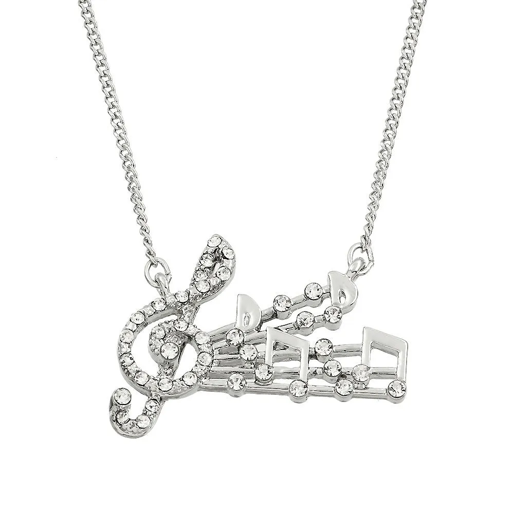 Musical Note Pendant Necklace