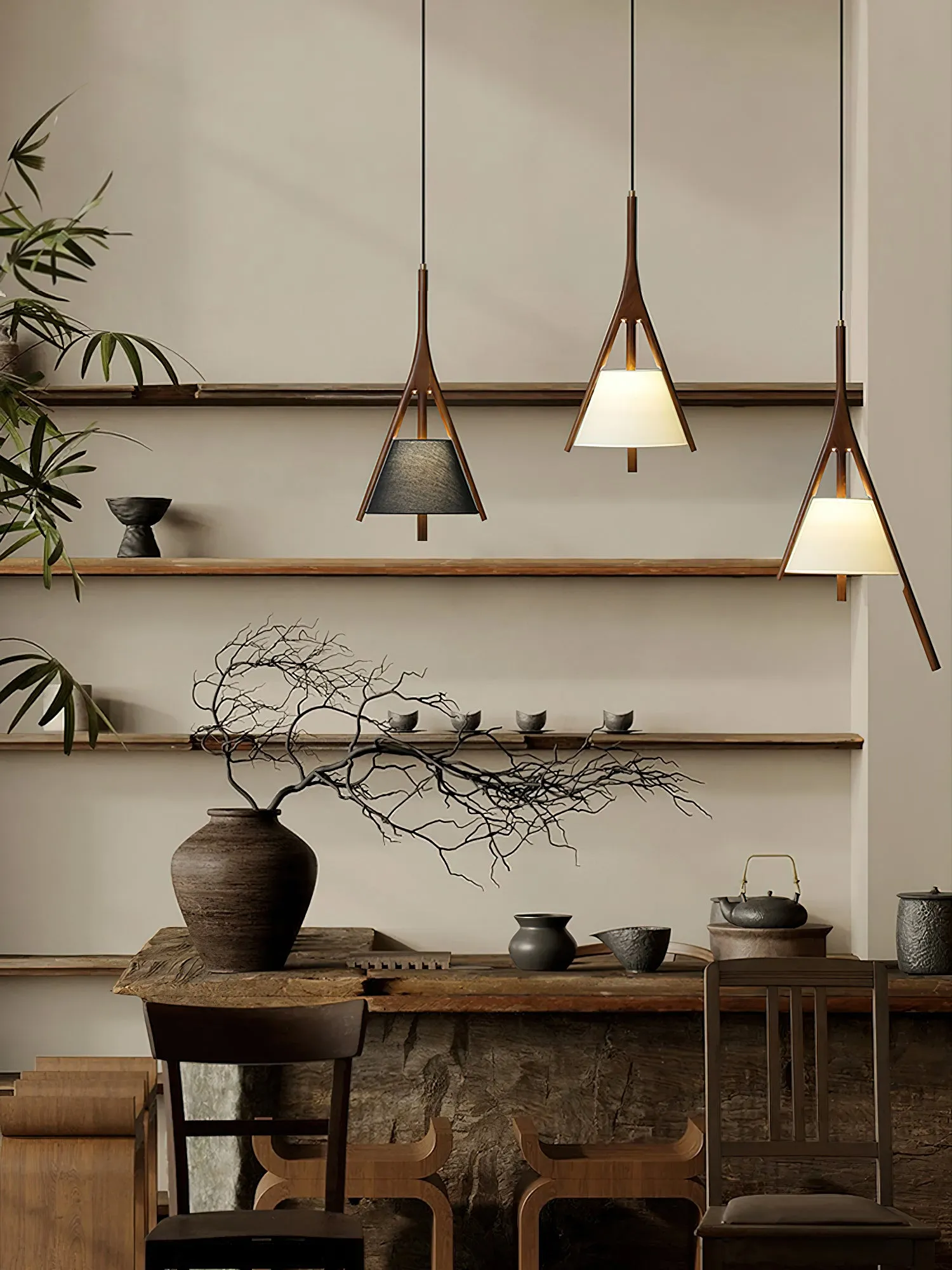 Nanzhi Wood Pendant Lamp