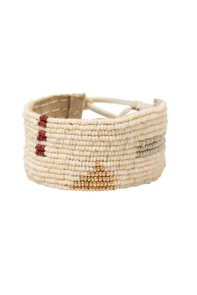 Narrow Pembetatu Leather Cuff