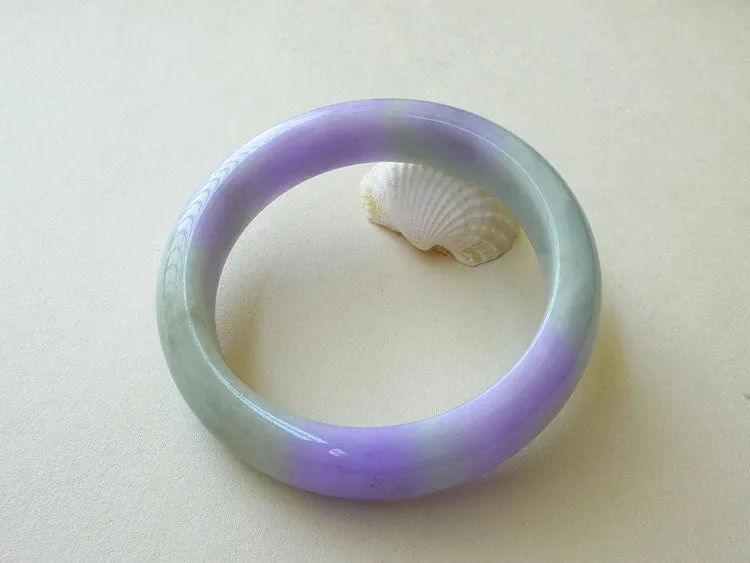 Natural Jade Bangle Jadeite Bangle Internal Diameter 55mm BER351