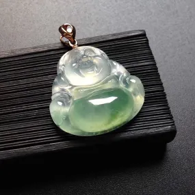 Natural Jade Pendant Jadeite Buddha Pendant PT531