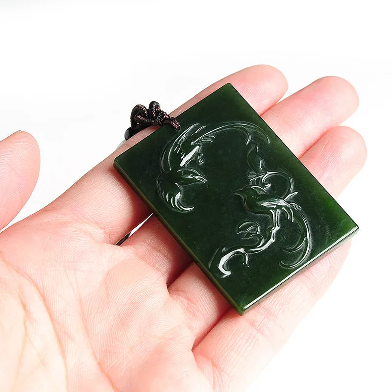 Natural Jade Pendant Nephrite Pendant PT130