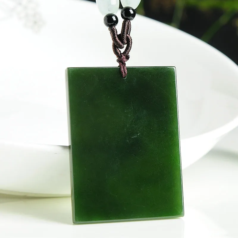 Natural Jade Pendant Nephrite Pendant PT130