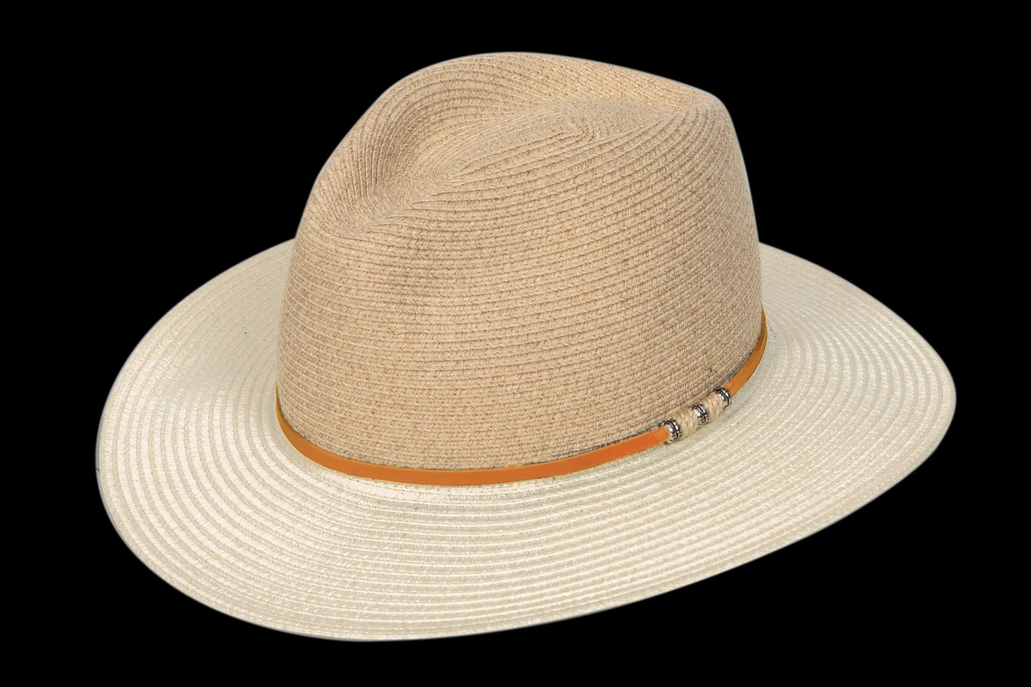 Oogee Hats - Mooloolah Creek Fedora Hat - Mix Camel/Ivory