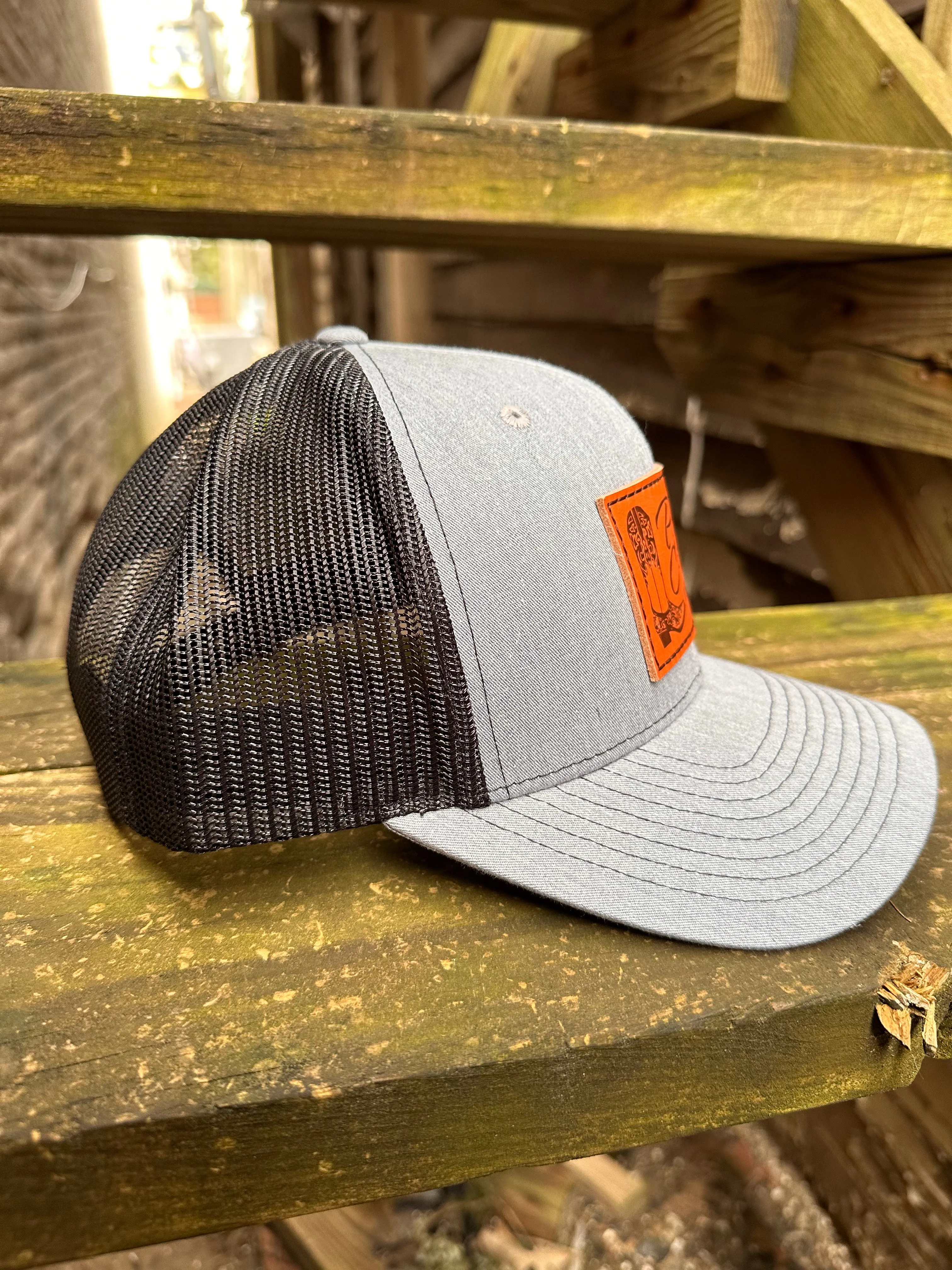 Painted Cowgirl Grey / Black Unisex Ball Cap