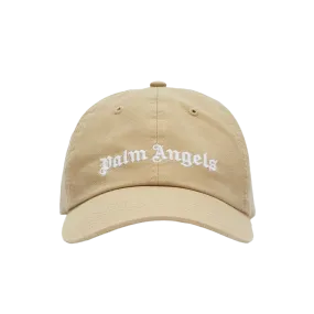 Palm Angels Logo Baseball Cap Beige