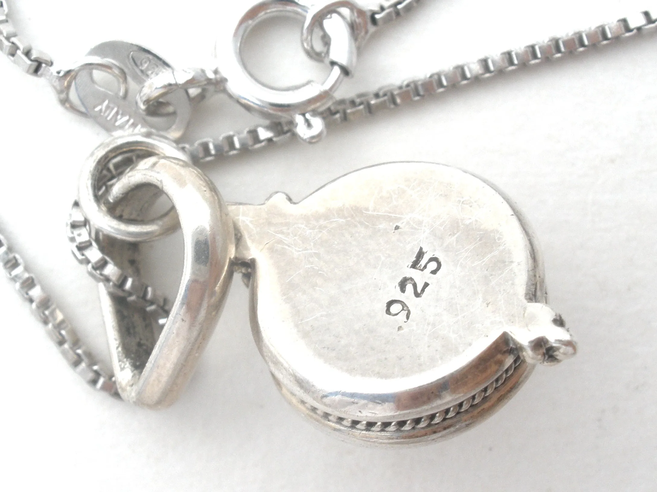 Pearl Pendant Necklace Sterling Silver