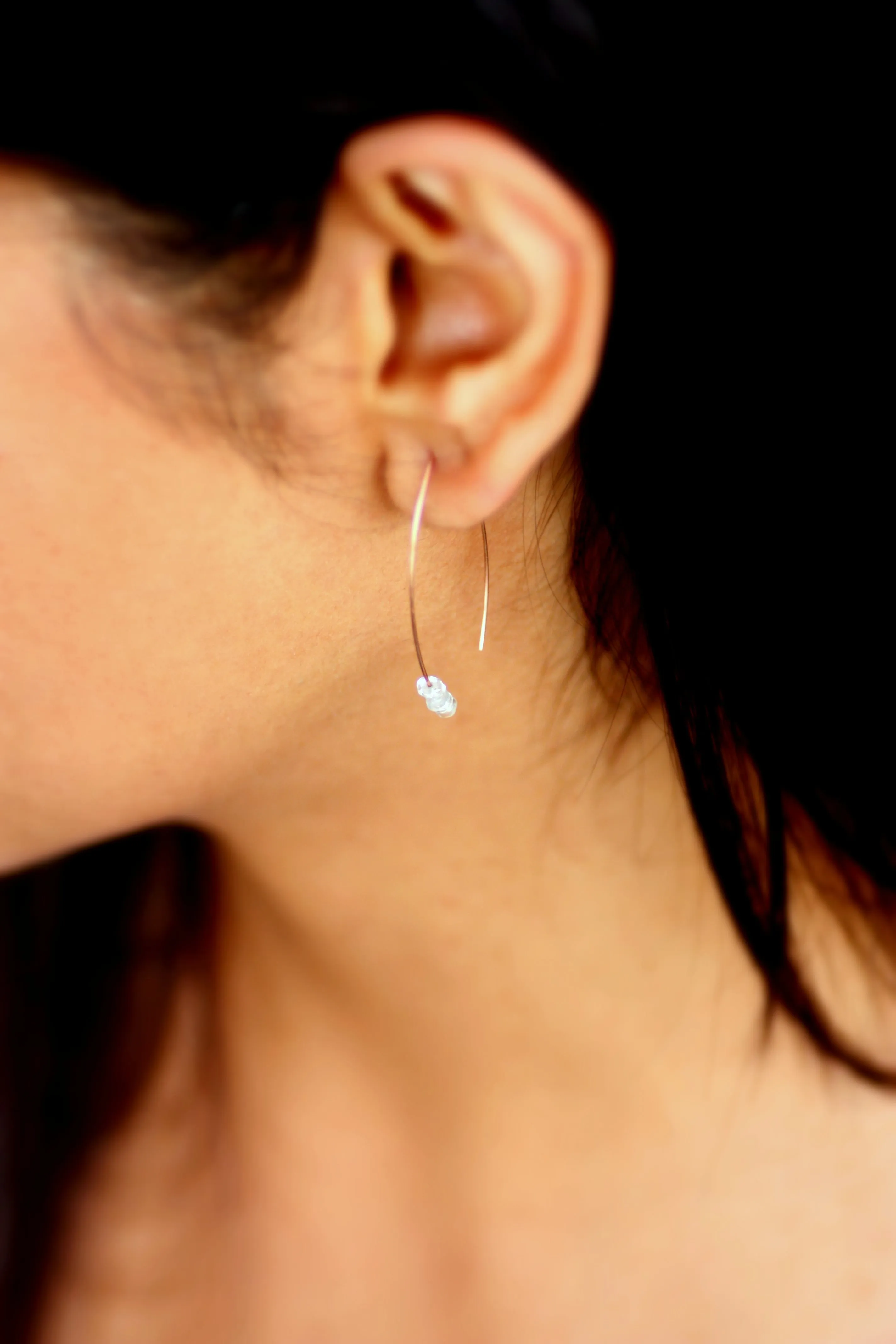 Peridot Marquise Earrings in Gold