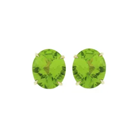 Peridot Stud Earrings