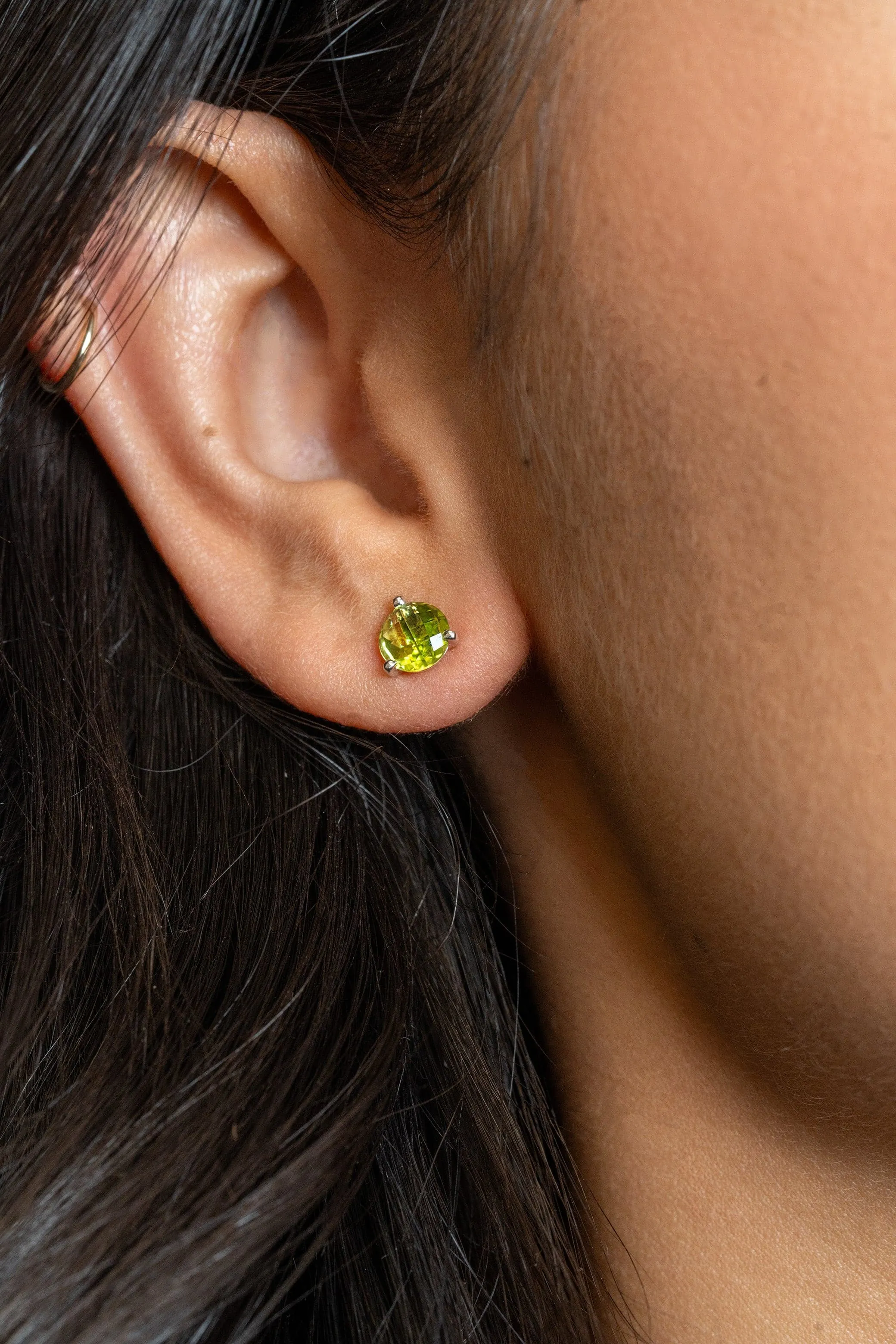 Peridot Studs