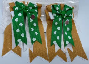 PonyTail Bows- Pot O Luck