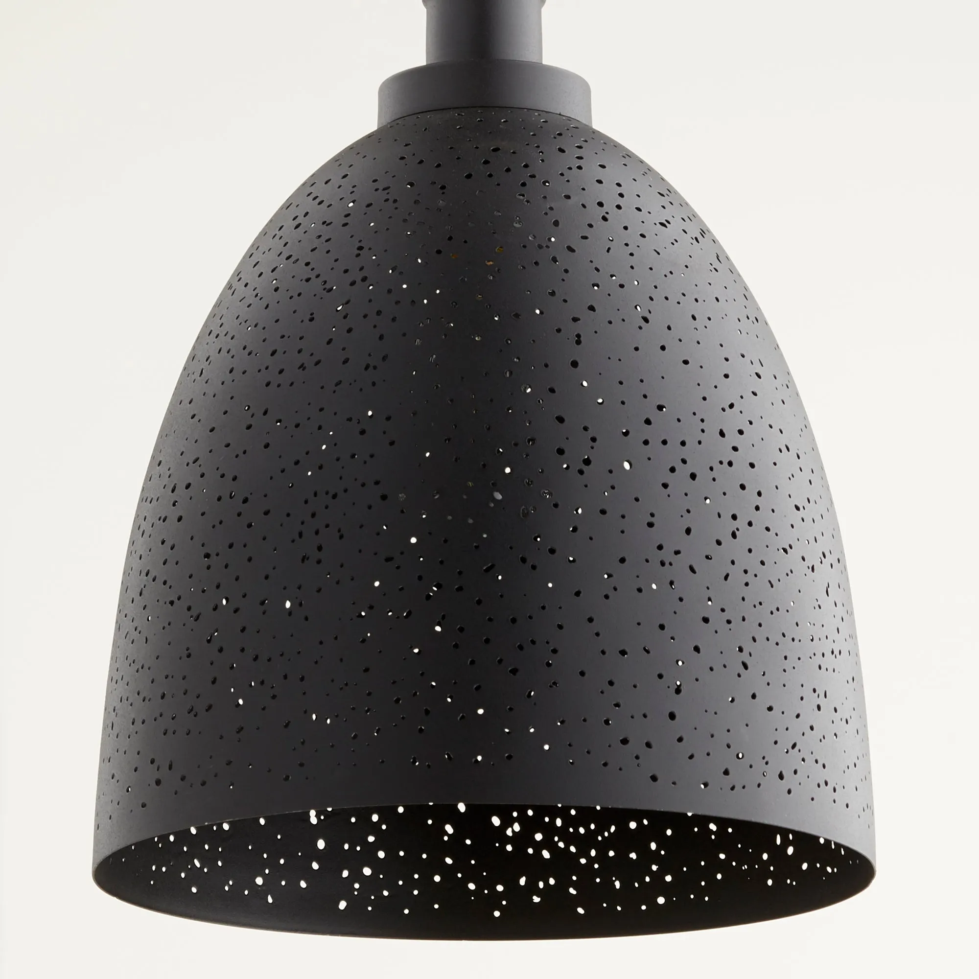 Quorum 8827-69 Pendant - Textured Black 1lt Stary Night Transitional