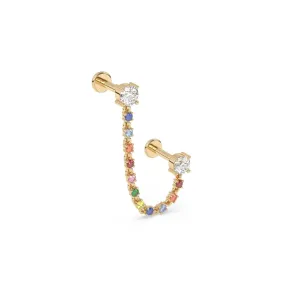 Rainbow Ear Chain