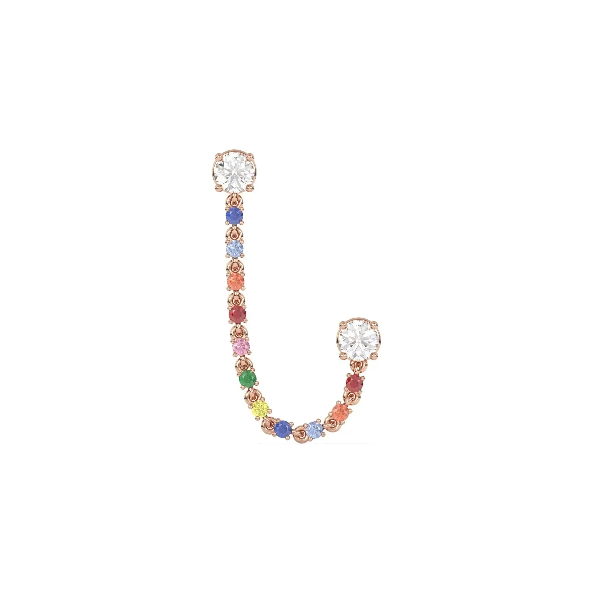 Rainbow Ear Chain