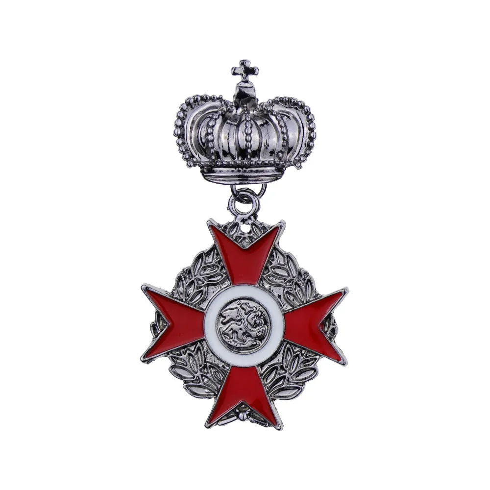Regal Crown Pin Brooch for Men  Perfect Gift Option