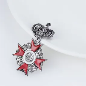 Regal Crown Pin Brooch for Men  Perfect Gift Option