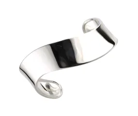 Rolling Wave Cuff Bangle