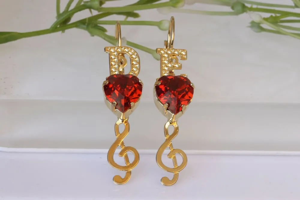 RUBY MUSIC EARRINGS