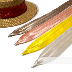 Satin Fabric Wrap Around Puggaree Ribbon Hat Band