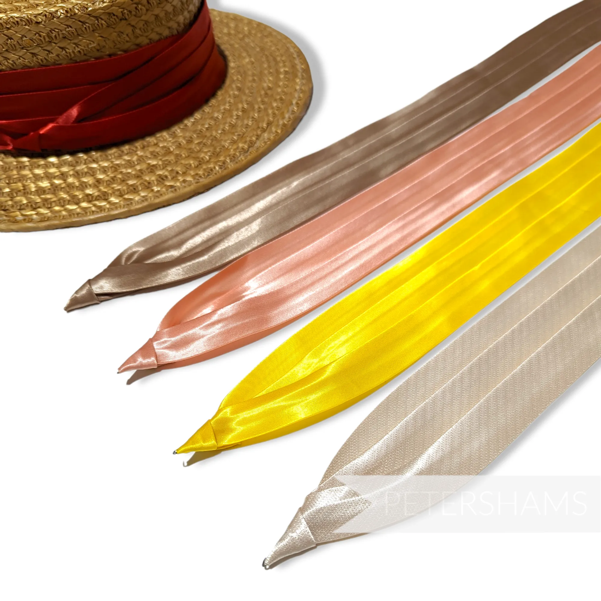 Satin Fabric Wrap Around Puggaree Ribbon Hat Band
