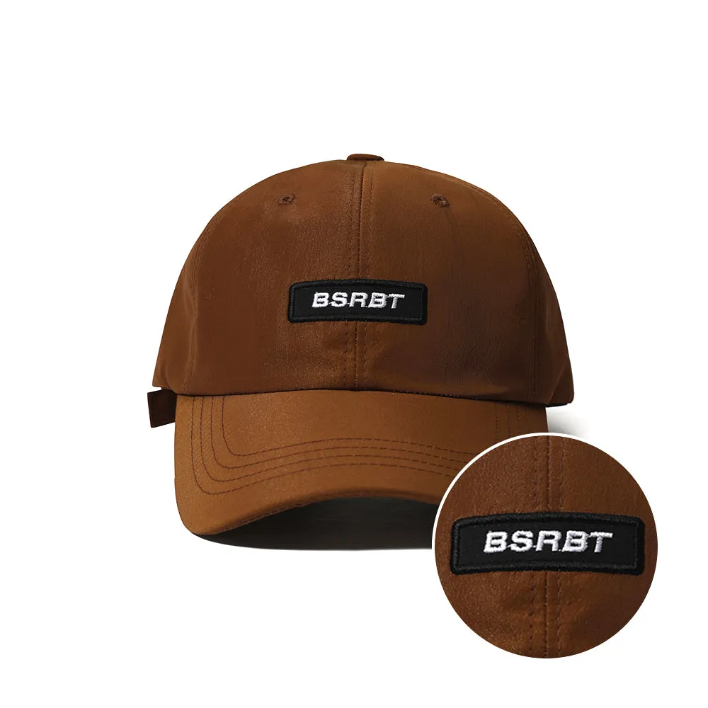 SHINY WAPPEN CAP BROWN