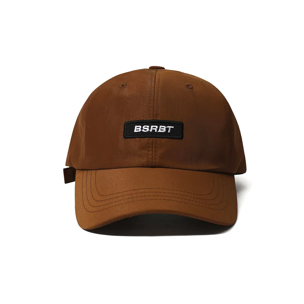 SHINY WAPPEN CAP BROWN