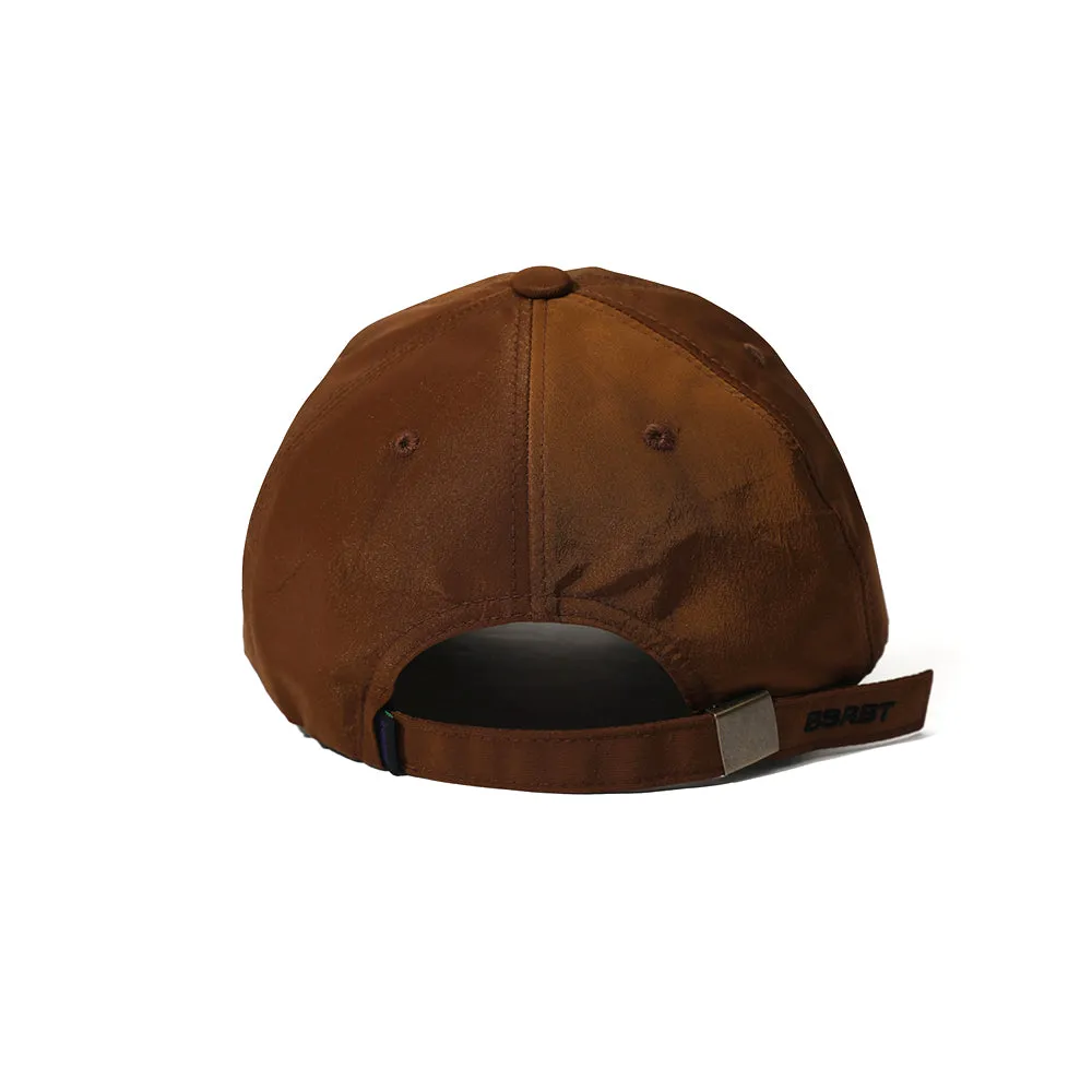 SHINY WAPPEN CAP BROWN