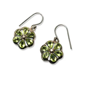 Silver and Peridot Earrings - From Rajasthan