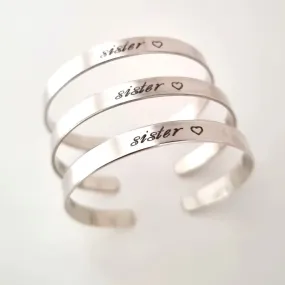 Sister Bracelet - Birthday Gift from mother to daughters