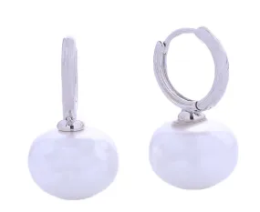 SJE310572 14K Dangling Pearl Earrings