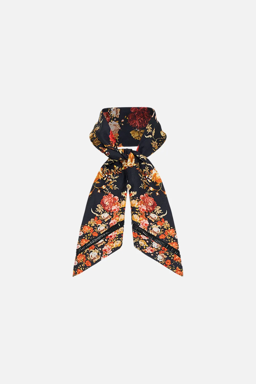 SKINNY NECK SCARF STITCHED IN TIME