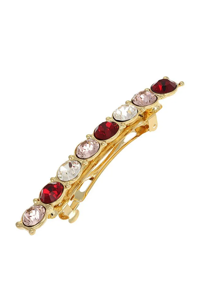 Small Aurelia Crystal Barrette