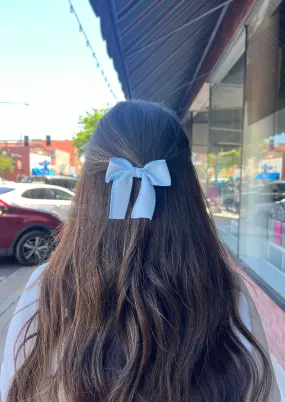 Small Single Bow in Blue