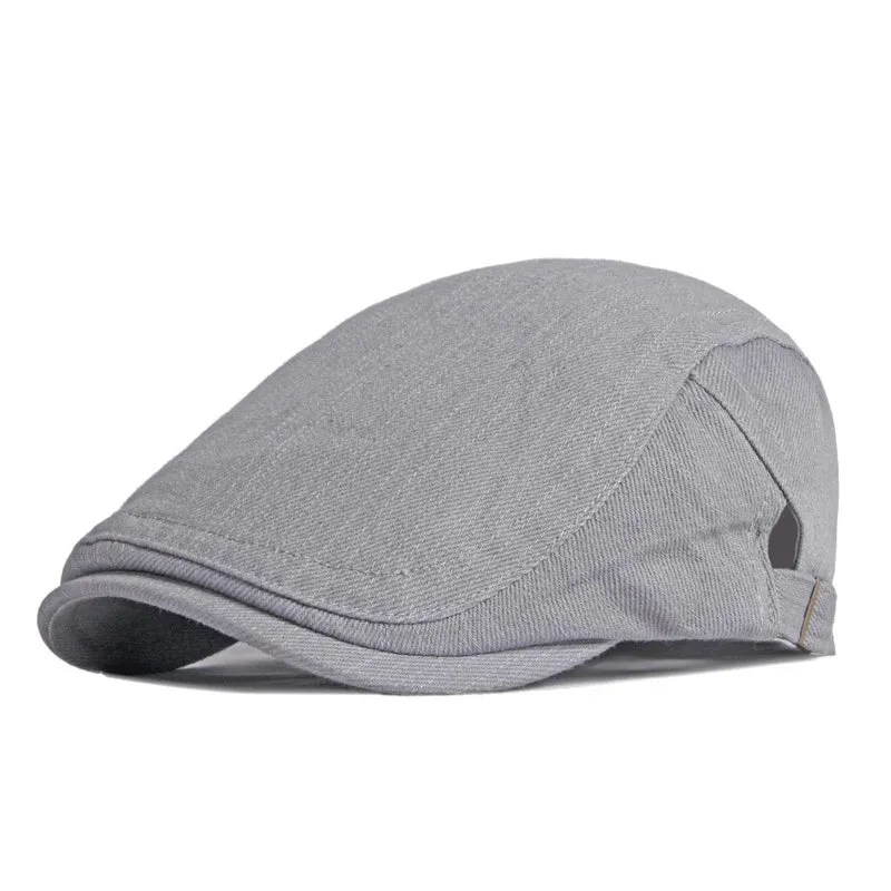 Solid Color Exquisite Fashion Flat Cap