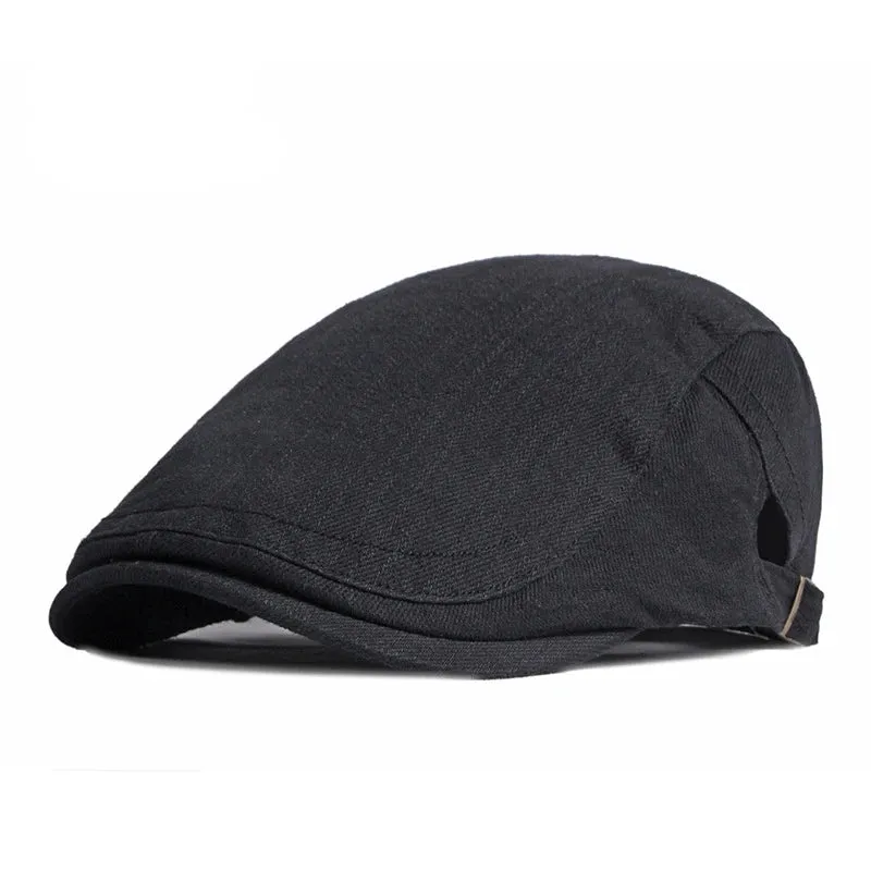 Solid Color Exquisite Fashion Flat Cap