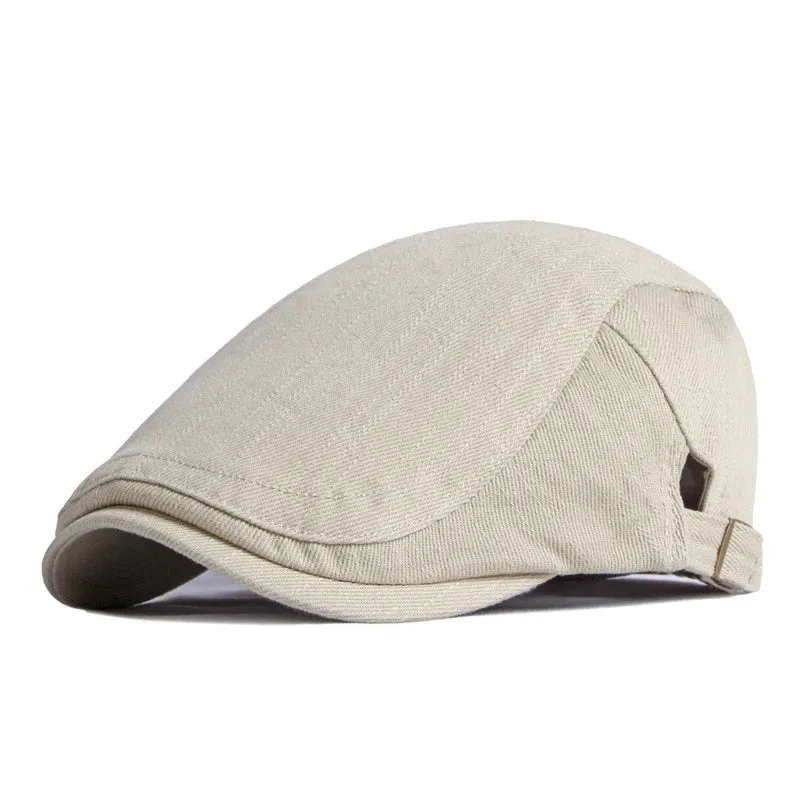 Solid Color Exquisite Fashion Flat Cap