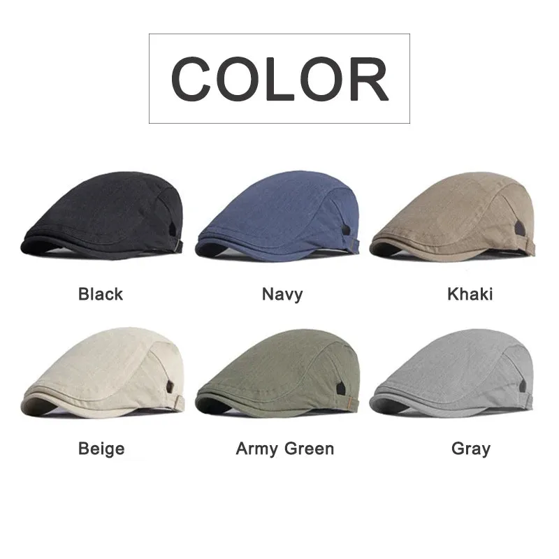 Solid Color Exquisite Fashion Flat Cap