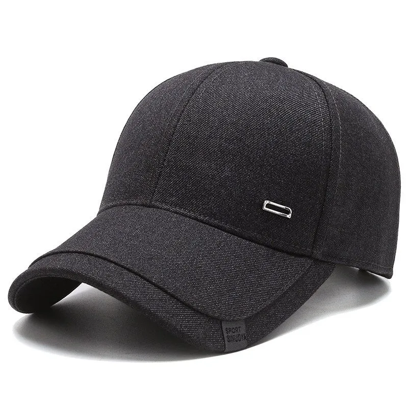 Solid Cotton Baseball Cap For Men Women Adjustable Fitted Cap Snapback Hats Gorras Hombre Bone Trucker Cap Male