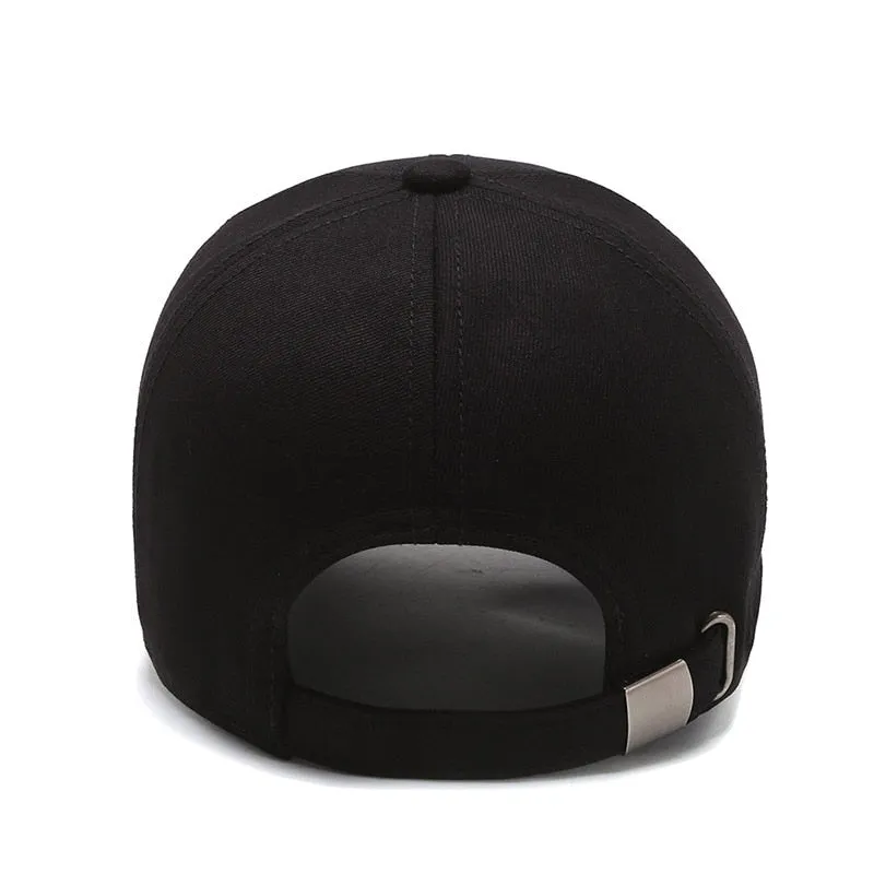 Solid Cotton Baseball Cap For Men Women Adjustable Fitted Cap Snapback Hats Gorras Hombre Bone Trucker Cap Male