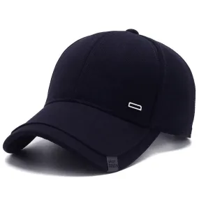 Solid Cotton Baseball Cap For Men Women Adjustable Fitted Cap Snapback Hats Gorras Hombre Bone Trucker Cap Male