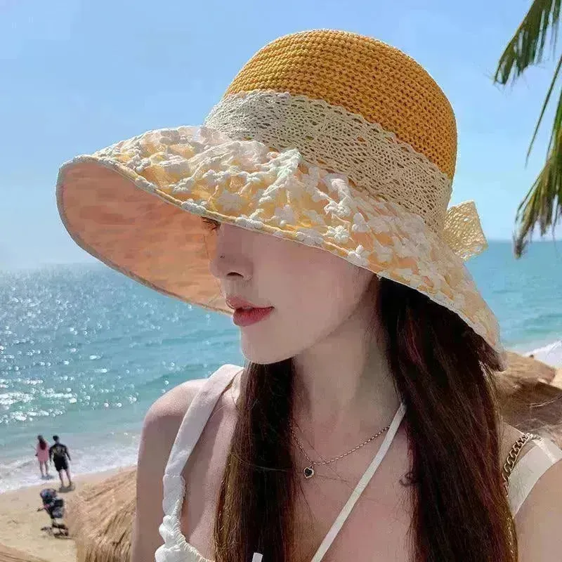 Summer Seaside Vacation Sun Protection Sun Hat Fashion Foldable
