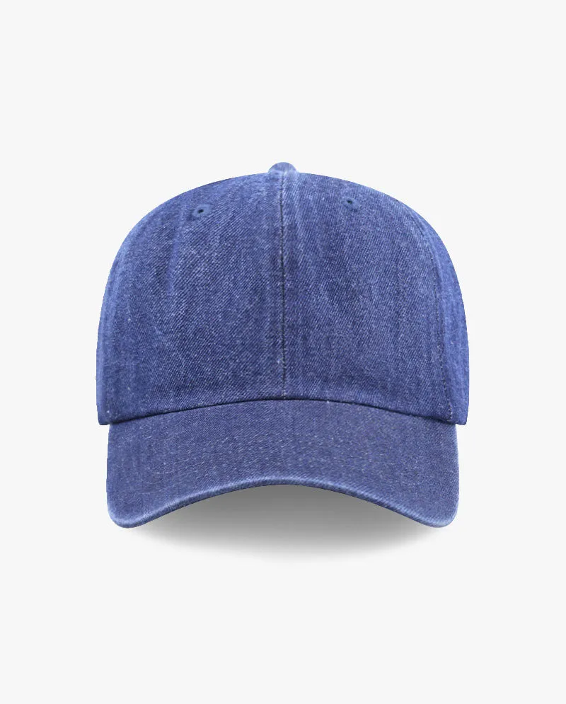 The Hat Depot - Basic Denim Cotton Baseball Cap