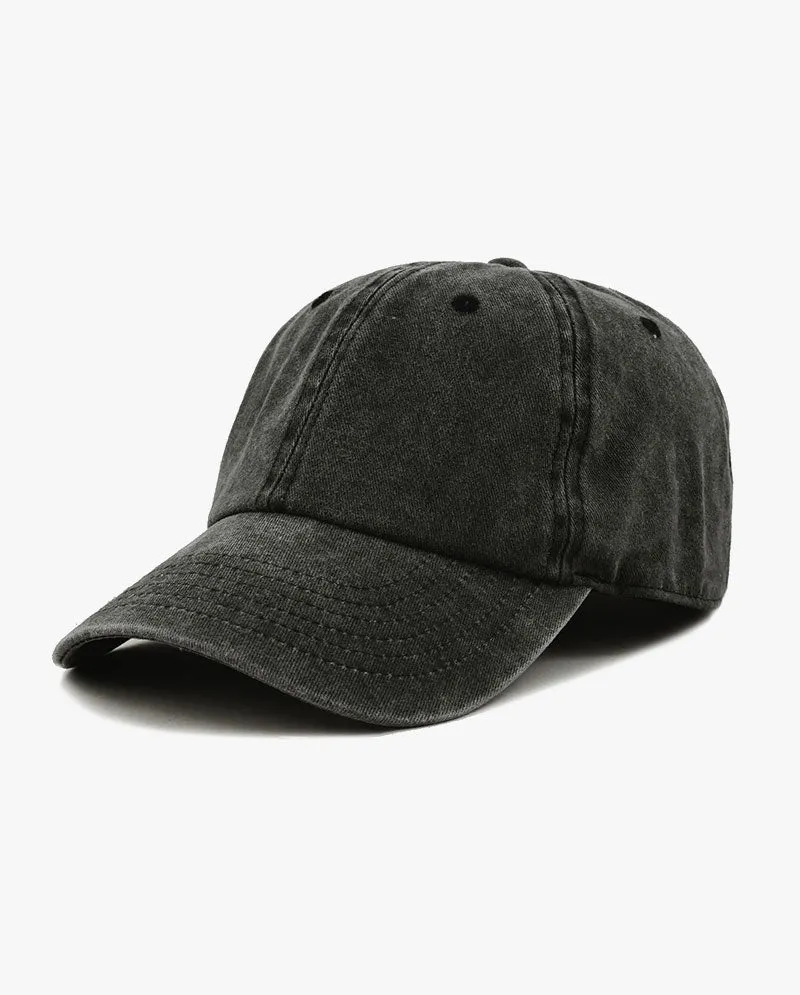 The Hat Depot - Basic Denim Cotton Baseball Cap