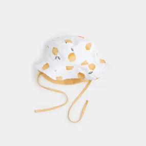 The Lemons Print Reversible Sun Hat - BABY