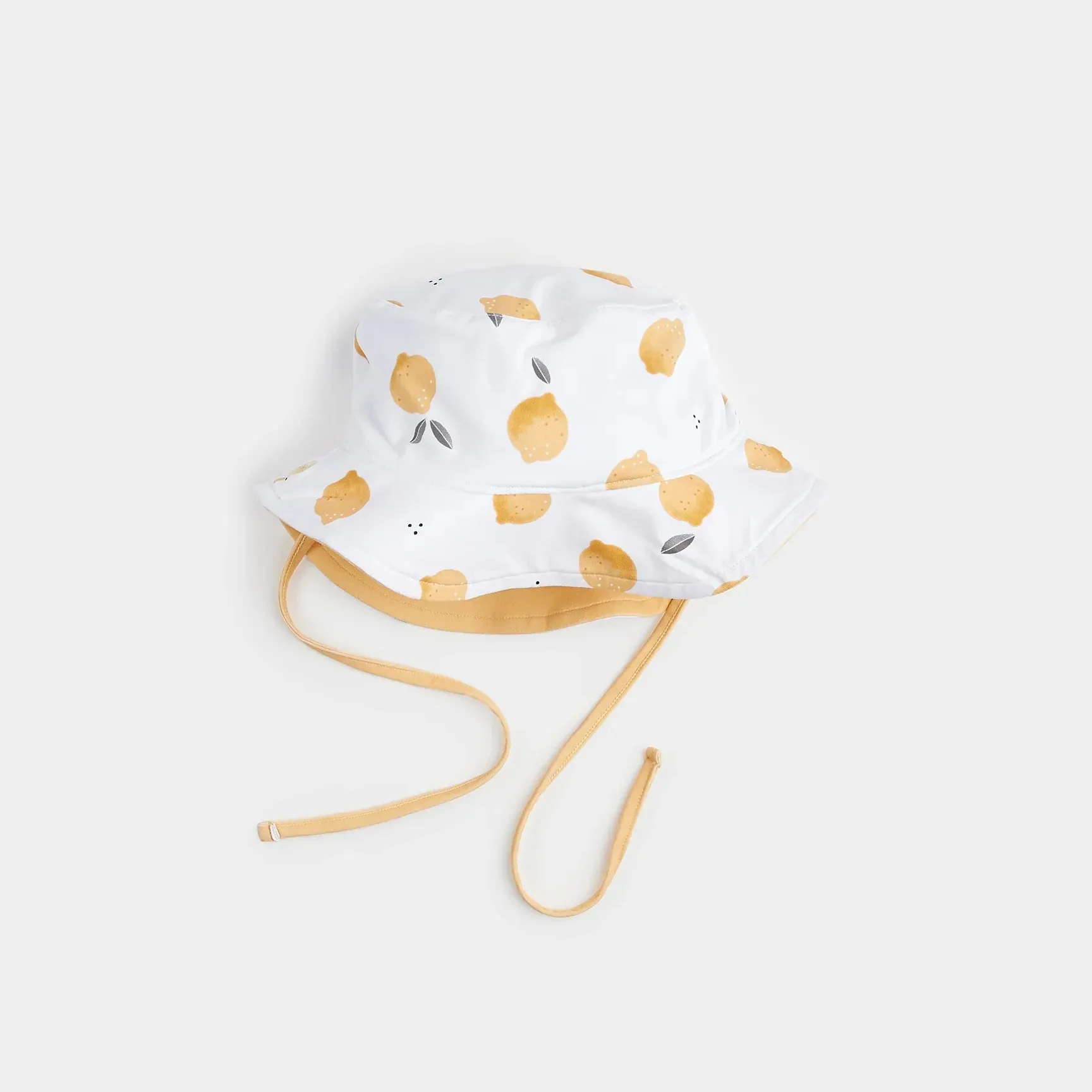 The Lemons Print Reversible Sun Hat - BABY