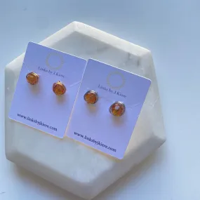 The Morgan Earrings in Honey