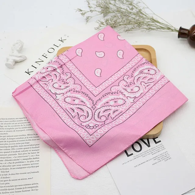 Unisex Bandana kerchief | Neck Scarf Muffler | Unisex Head Scarf | Neck Wrist Wrap Headwear Scarf | Printed Handkerchief | Hair Band Scarf
